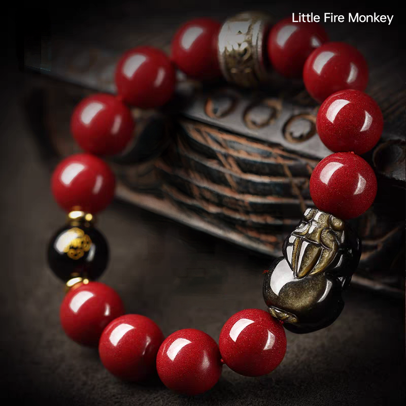 Zodiac Guardian Buddha Cinnabar Bracelet